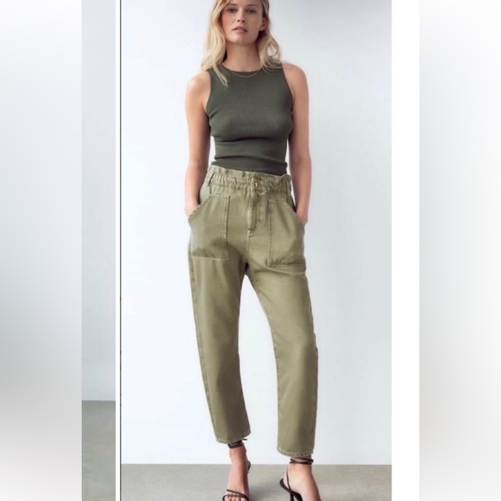 Zara Baggy Slouchy Baggy High Waist Jeans Woman’s Size 6